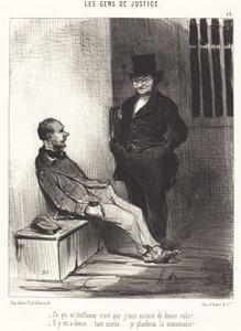 Was mich stört, sind... zwölf Diebstähle!... von Honoré Daumier