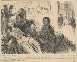 Was uns beweist, dass es ... unnötig ist ... von Honoré Daumier