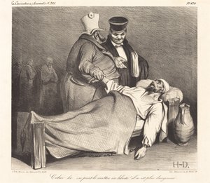 Den können wir freilassen! Er ist nicht mehr gefährlich! von Honoré Daumier