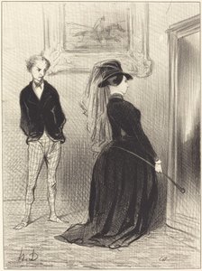 Es ist seltsam... mir kommen keine Ideen mehr... dass... von Honoré Daumier