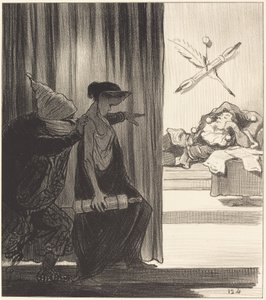 Klytaimnestra gedrängt von Mimi Véron von Honoré Daumier