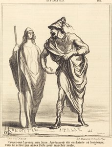 Croyez-moi! prenez mon bras... von Honoré Daumier