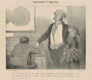 In dieser Werbung, die Sie senden werden ... von Honoré Daumier