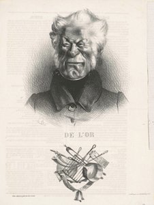 Von Gold (J. -Ant. -Adrien Delort) von Honoré Daumier
