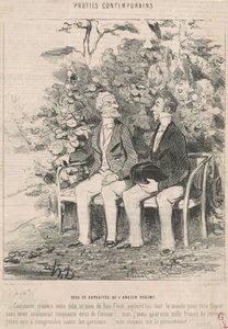 Zwei aus der Kapazität des alten Regimes von Honoré Daumier