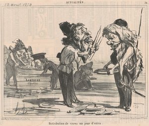 Verteilung von Lebensmitteln an einem besonderen Tag