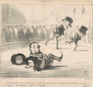 Vergnügen, das verboten werden sollte von Honoré Daumier