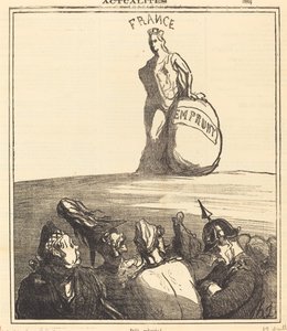Schon wieder aufgestanden! von Honoré Daumier