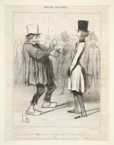 Eh, te v... von Honoré Daumier