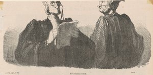 En délicatesse von Honoré Daumier