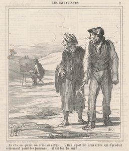 Da ist einer, der ist ein komischer Kerl ... von Honoré Daumier
