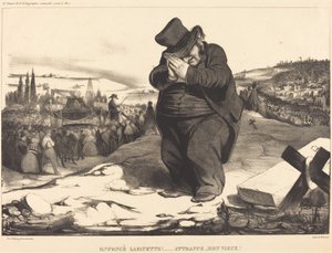 Lafayette versenkt!... Fang meinen Alten! von Honoré Daumier
