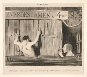 Entschuldigen Sie; Blick von Honoré Daumier