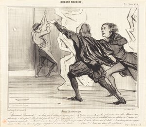 Dramatische Farce von Honoré Daumier