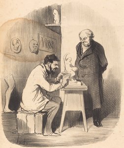 Faudra que je vous fasse faire un jour... von Honoré Daumier