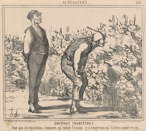 Ich muss sehen, wie die Trauben reifen... von Honoré Daumier