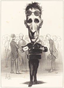 Félix Saint-Priest von Honoré Daumier