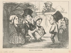 Großer Ball mit kleinem Orchester... (recto); Eine Gesellschaft in Kollektivnamen (verso)