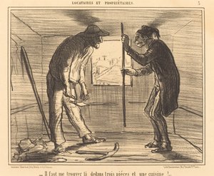 Sie müssen mir... drei Stücke finden... von Honoré Daumier