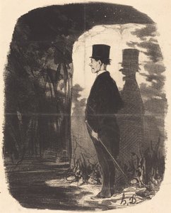 Es gibt nichts zu sagen, ich muss diesen... Wald durchqueren... von Honoré Daumier