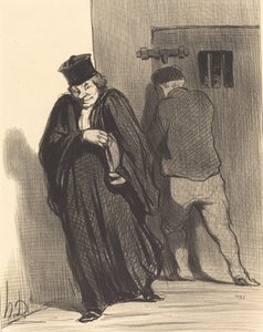 Es scheint... dass mein Kerl ein großer Schurke ist... von Honoré Daumier