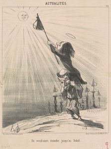 Sie möchten sogar die Sonne auslöschen von Honoré Daumier