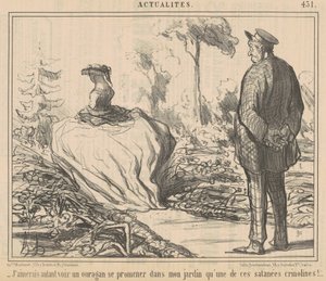 Ich würde genauso gerne einen Orkan sehen ... von Honoré Daumier
