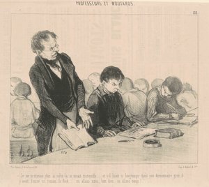 Ich wundere mich nicht mehr, wenn er ruhig bleibt ... von Honoré Daumier
