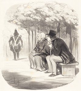 Ich wundere mich nicht, wenn Frauen... Geschmack haben... von Honoré Daumier