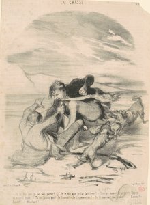 Ich sage dir, ich habe ihn weggeschickt von Honoré Daumier