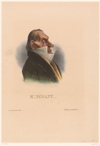 Karikatur von Horace Sébastiani von Honoré Daumier