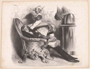Karikatur des Ministers Antoine Maurice Apollinaire d