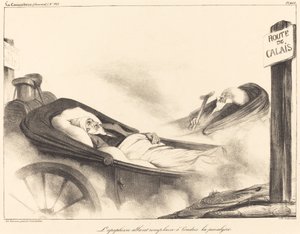 Der Schlaganfall ersetzt in London die Lähmung von Honoré Daumier