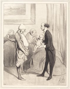 Der Eintritt ins Leben von Honoré Daumier