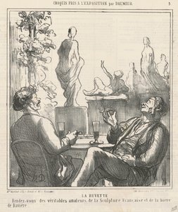 Die Trinkhalle von Honoré Daumier