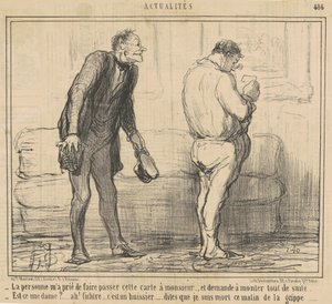 Die Person ... verlangt sofort aufzusteigen ... von Honoré Daumier