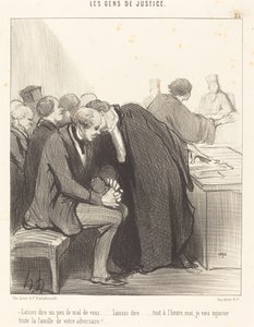 Lassen Sie ein wenig Schlechtes über sich sagen... von Honoré Daumier
