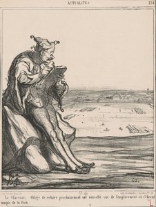 Le Charivari, gezwungen eine neue Ansicht zu machen von Honoré Daumier