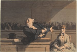 Le Défenseur (Verteidiger) von Honoré Daumier