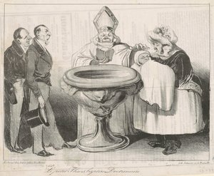 Der kleine Thiers, getauft als Doktrinär von Honoré Daumier