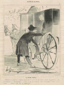 Der öffentliche Page von Honoré Daumier