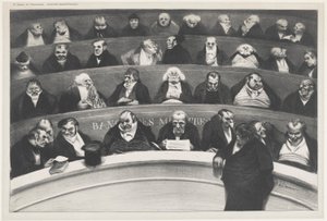 Le ventre législatif (Der gesetzgebende Bauch) von Honoré Daumier