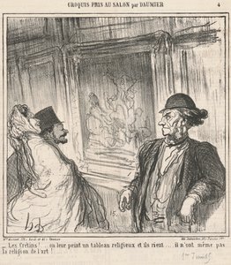 Die Idioten! ... Man malt ihnen ein Bild ... von Honoré Daumier