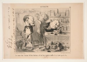 Die Gelehrten von Honoré Daumier