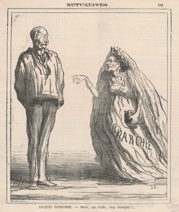 Danke, meine Alte, zu gebrechlich! ... von Honoré Daumier