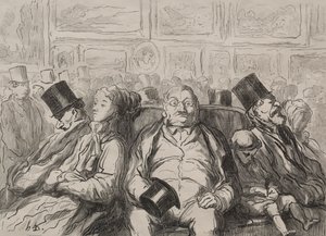Moment der Ruhe im Salon Carré