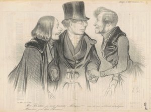Mein lieber Freund, ich stelle Ihnen Herrn ... vor von Honoré Daumier