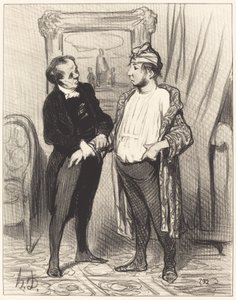 Mein Lieber, ich versichere dir, dass ich dir... von Honoré Daumier