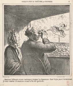 Herr Colimard, wenn Sie weitermachen ... von Honoré Daumier
