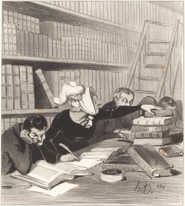 Monsieur, entschuldigen Sie, wenn ich Sie ein wenig störe... von Honoré Daumier